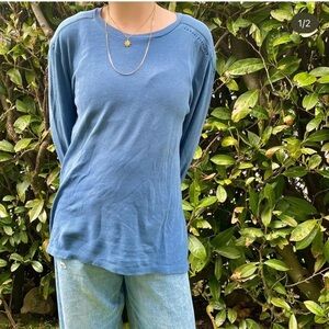 Retro Armani Exchange Blue Longsleeve Shirt